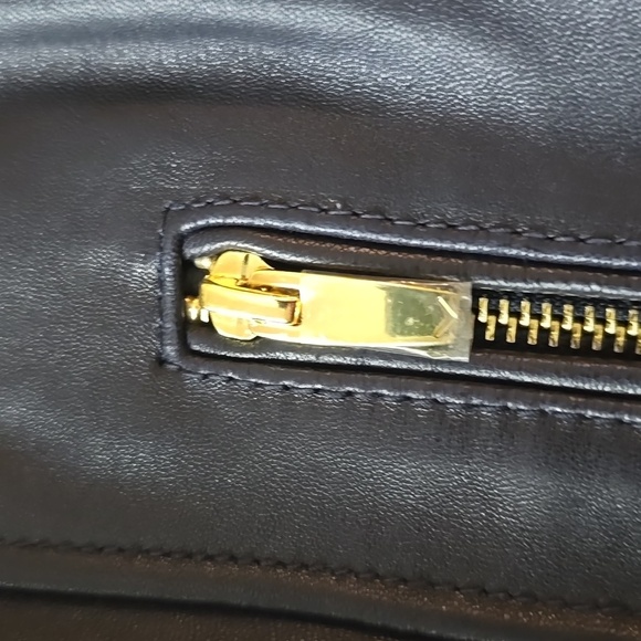 Via Spiga Mixed Media Leather Moto Jacket - Picture 7 of 17